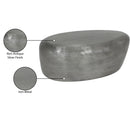 Meridian Capsule Silver Aluminum Coffee Table IMAGE 7