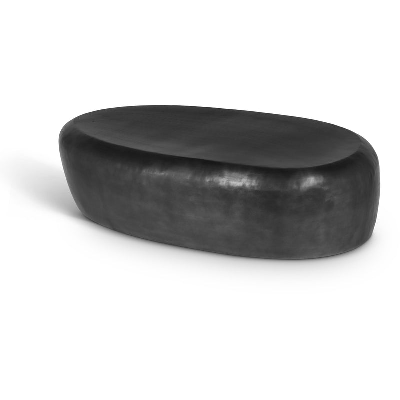 Meridian Capsule Black Aluminum Coffee Table IMAGE 1
