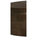 Meridian Capsule Brown Aluminum Coffee Table IMAGE 5