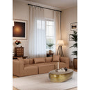 Meridian Capsule Gold Aluminum Coffee Table IMAGE 2