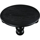  Meridian Kelvin Black Solid Wood And Oak Veneer Coffee Table IMAGE 4