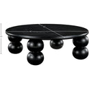  Meridian Kelvin Black Solid Wood And Oak Veneer Coffee Table IMAGE 6