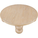  Meridian Kelvin Natural Solid Wood And Oak Veneer Coffee Table IMAGE 4