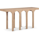 Meridian Westfield Natural Console Table IMAGE 1