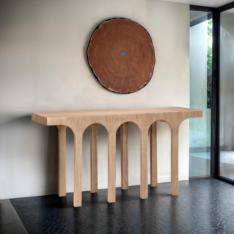 Meridian Westfield Natural Console Table IMAGE 2