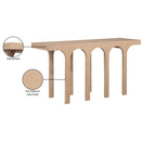 Meridian Westfield Natural Console Table IMAGE 7