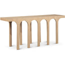 Meridian Westfield Natural Console Table IMAGE 1