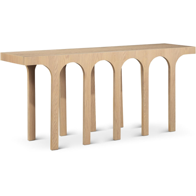 Meridian Westfield Natural Console Table IMAGE 1