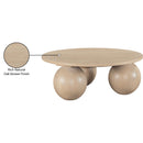 Meridian Fitch Natural Oak Veneer Coffee Table IMAGE 7