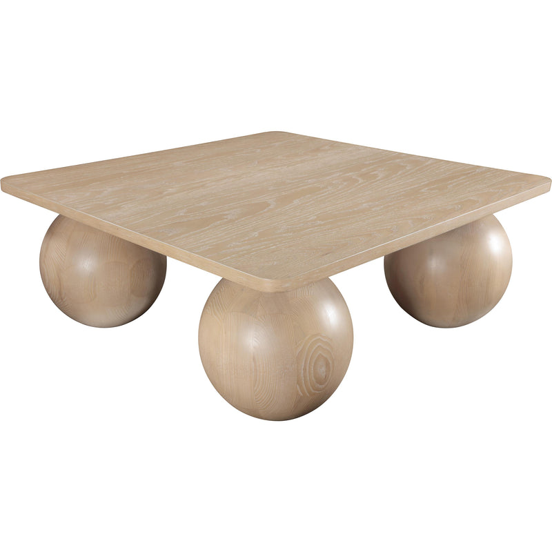 Meridian Fitch Natural Oak Veneer Coffee Table IMAGE 4