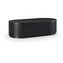 Meridian Moana Black Rubberwood Coffee Table IMAGE 1