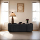 Meridian Moana Black Rubberwood Coffee Table IMAGE 2