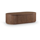 Meridian Moana Brown Rubberwood Coffee Table IMAGE 1