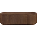Meridian Moana Brown Rubberwood Coffee Table IMAGE 3