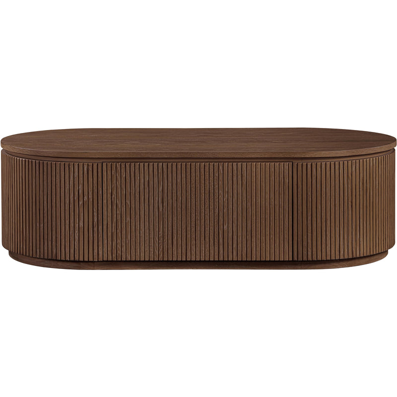 Meridian Moana Brown Rubberwood Coffee Table IMAGE 3