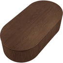 Meridian Moana Brown Rubberwood Coffee Table IMAGE 8