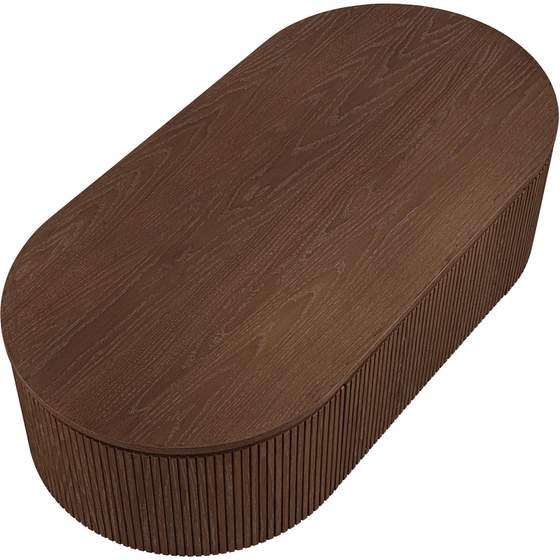 Meridian Moana Brown Rubberwood Coffee Table IMAGE 8
