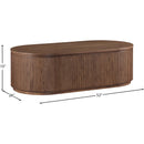 Meridian Moana Brown Rubberwood Coffee Table IMAGE 9
