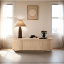 Meridian Moana Natural Rubberwood Coffee Table IMAGE 2