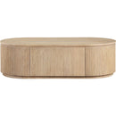 Meridian Moana Natural Rubberwood Coffee Table IMAGE 3