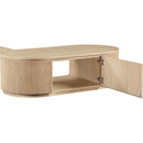 Meridian Moana Natural Rubberwood Coffee Table IMAGE 5