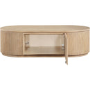 Meridian Moana Natural Rubberwood Coffee Table IMAGE 7