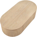 Meridian Moana Natural Rubberwood Coffee Table IMAGE 8