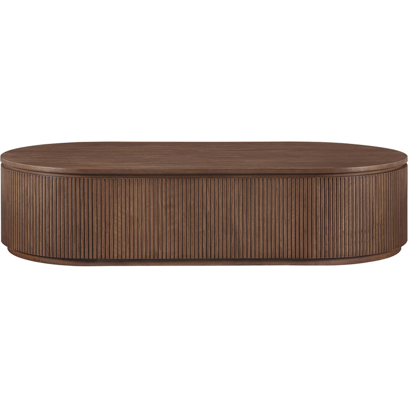 Meridian Moana Brown Rubberwood Coffee Table IMAGE 3