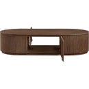 Meridian Moana Brown Rubberwood Coffee Table IMAGE 5