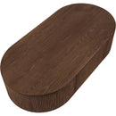 Meridian Moana Brown Rubberwood Coffee Table IMAGE 6