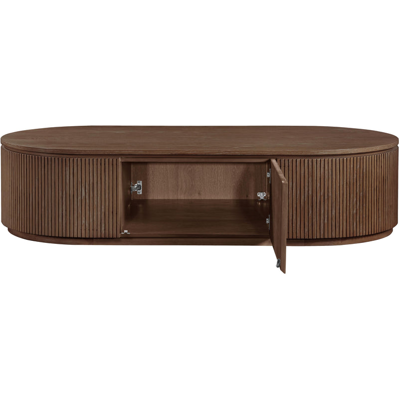 Meridian Moana Brown Rubberwood Coffee Table IMAGE 7