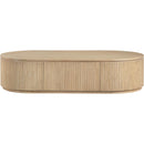 Meridian Moana Natural Rubberwood Coffee Table IMAGE 3