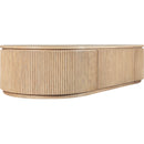 Meridian Moana Natural Rubberwood Coffee Table IMAGE 4