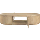 Meridian Moana Natural Rubberwood Coffee Table IMAGE 5