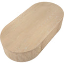 Meridian Moana Natural Rubberwood Coffee Table IMAGE 6