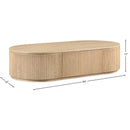 Meridian Moana Natural Rubberwood Coffee Table IMAGE 8