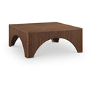 Meridian Eloise Brown Oak Veneer Coffee Table IMAGE 1