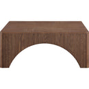 Meridian Eloise Brown Oak Veneer Coffee Table IMAGE 3