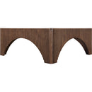 Meridian Eloise Brown Oak Veneer Coffee Table IMAGE 4