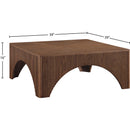 Meridian Eloise Brown Oak Veneer Coffee Table IMAGE 6