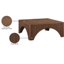 Meridian Eloise Brown Oak Veneer Coffee Table IMAGE 7