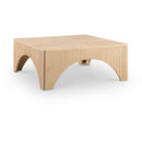 Meridian Eloise Natural Oak Veneer Coffee Table IMAGE 1