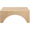 Meridian Eloise Natural Oak Veneer Coffee Table IMAGE 3