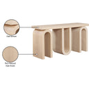 Meridian Westbourne Natural Console Table IMAGE 8