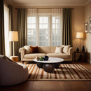 Meridian Treviso Beige Marble Coffee Table IMAGE 2