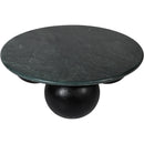 Meridian Treviso Green Marble Coffee Table IMAGE 3