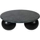 Meridian Treviso Green Marble Coffee Table IMAGE 4