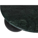 Meridian Treviso Green Marble Coffee Table IMAGE 6