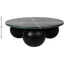 Meridian Treviso Green Marble Coffee Table IMAGE 7