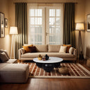 Meridian Treviso White Marble Coffee Table IMAGE 2